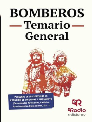 cover image of Bomberos. Temario General